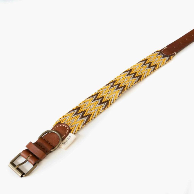 Buddys Hundehalsband Peruvian Gold 2